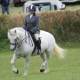 Carron & her Highland Pony Jock competing in their Comfort Seeker, flock panel, Native Pony fit.