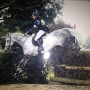 Hazel Bailey and Bam Bam competing in their Elevation Jumping Saddle, Sports Horse Fit.
