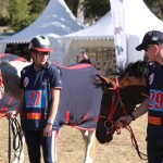 British Endurance Team Members, David Yeoman & Catriona Moon show off their Comfort Endurance Bridles at the European Championship In Florac 2011. Both Leila & Husar are wearing Halter Bridles.